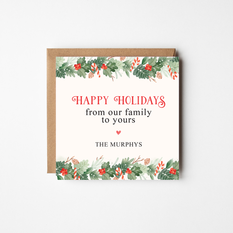 Christmas Frame greeting card