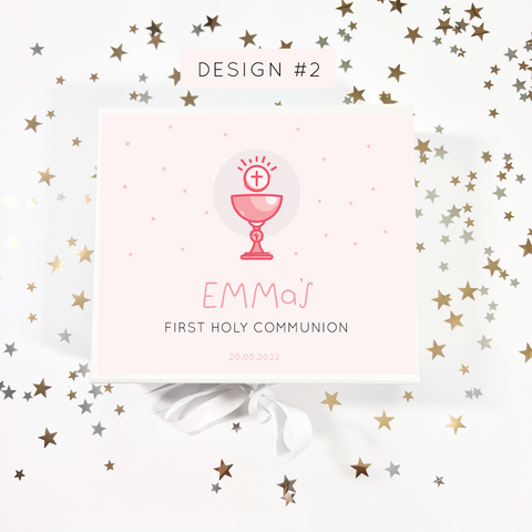 Pink Communion Gift Box
